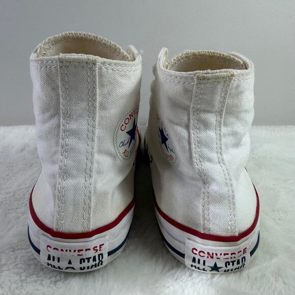 Converse Chuck Taylor All Star High Top Optical White Sneakers Size 5.5 - Picture 3 of 8